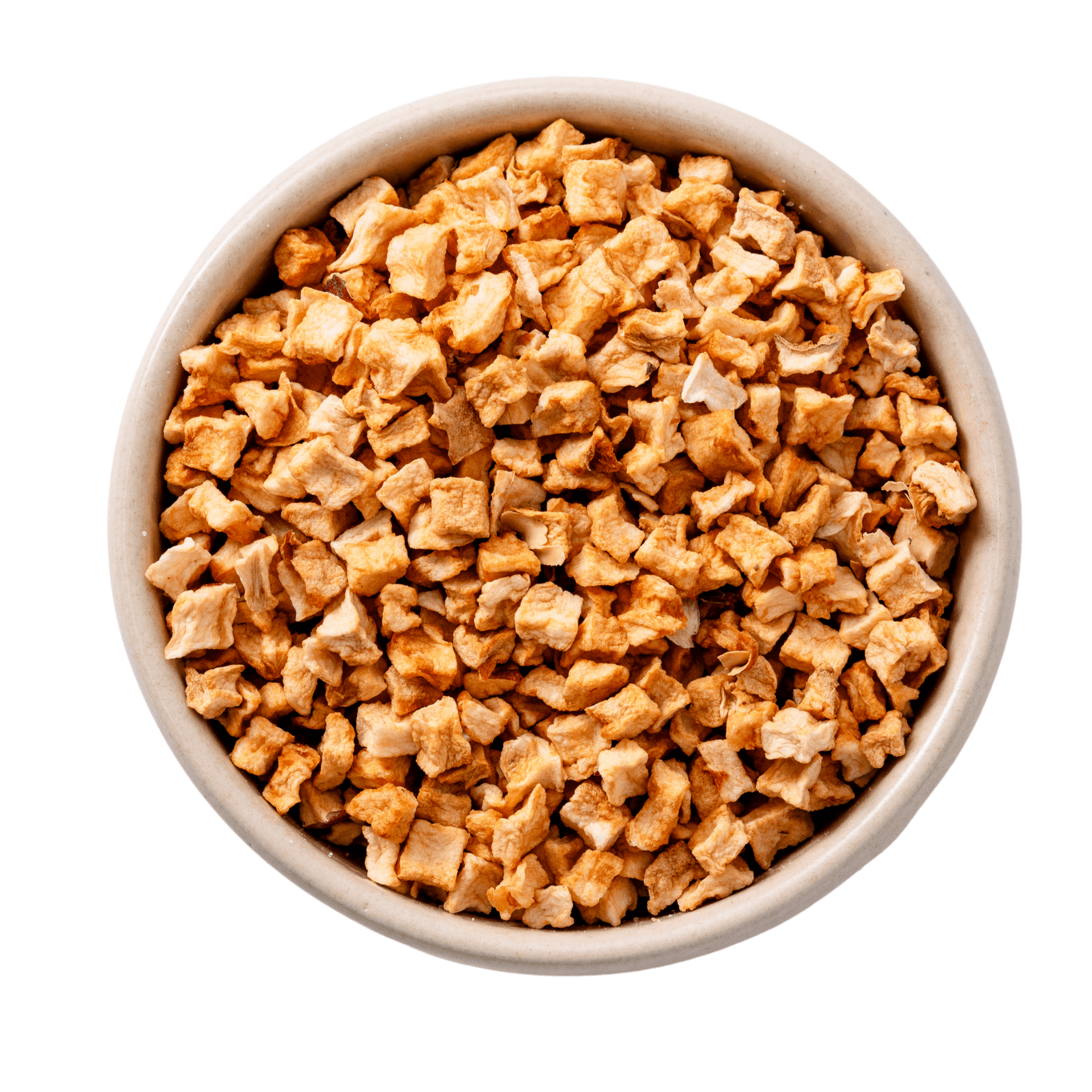 Biologische appelblokjes 5-10mm zonder schil 21kg