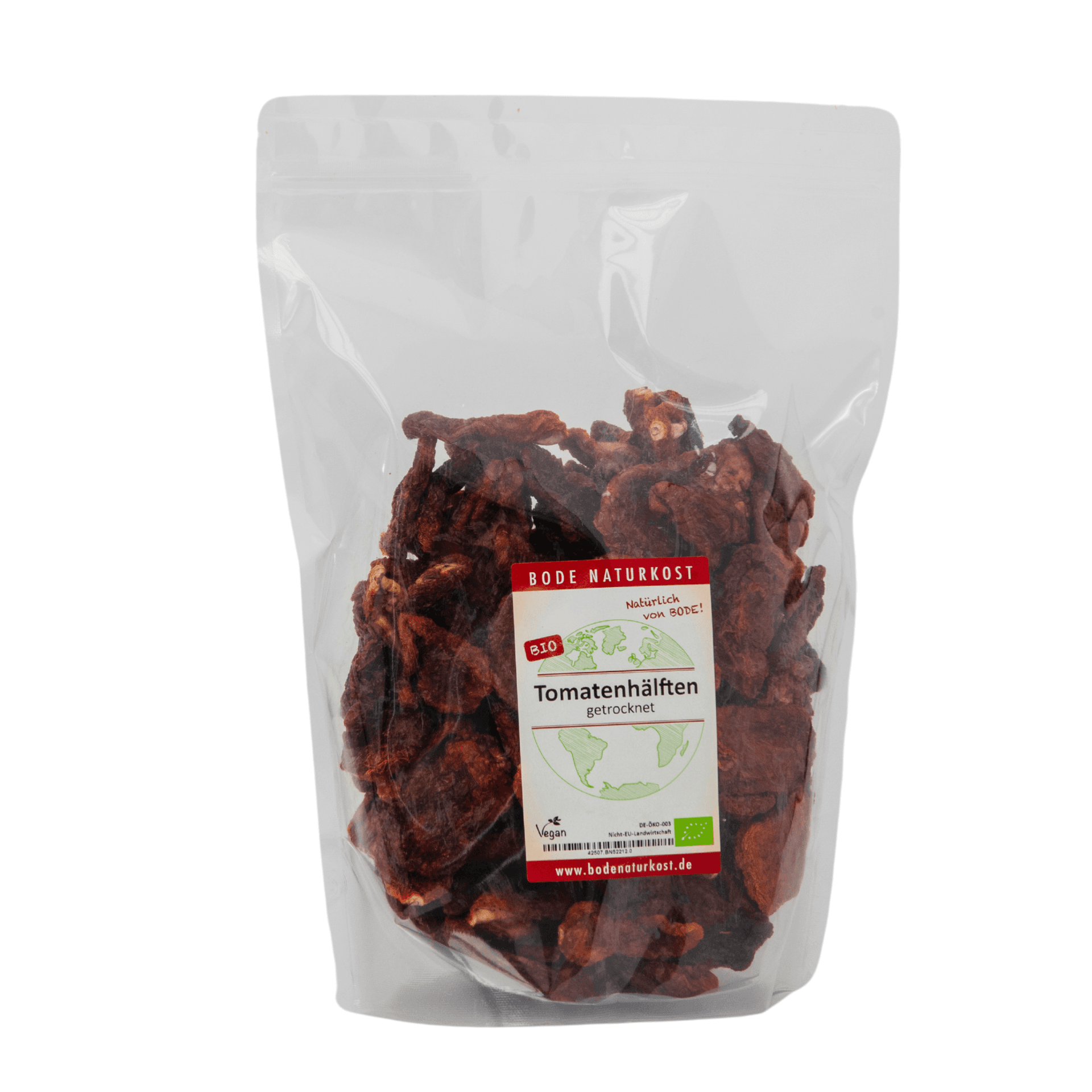 Biologische gedroogde tomatenhelften 1kg