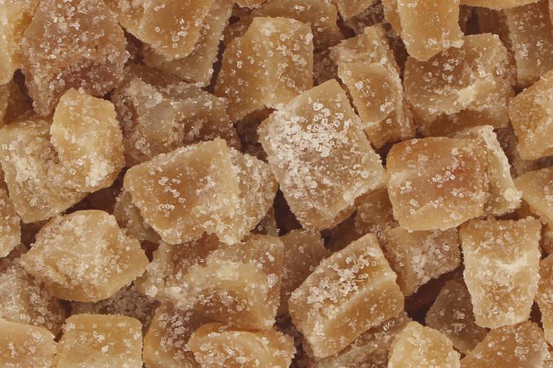 Biologische gekristalliseerde ingwerblokjes uit China 5kg