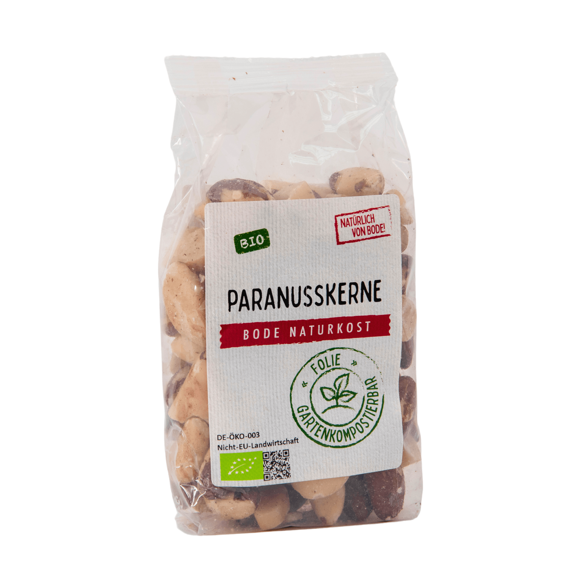 Biologische Paranoten, tuincomposteerbare zak 6x200g