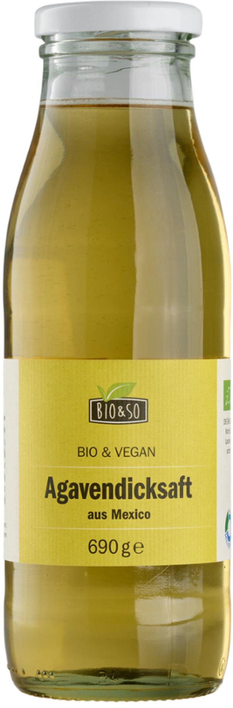Biologische Agavesiroop Bio&So 12x690g