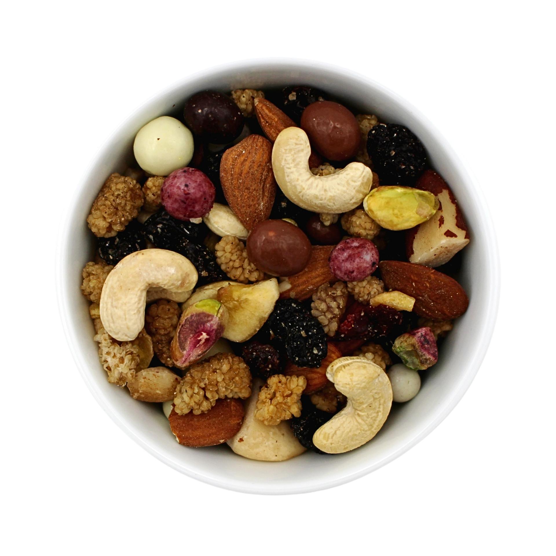 Knabbelconfetti - Noten-Fruit-Schokomix bio 12,5kg