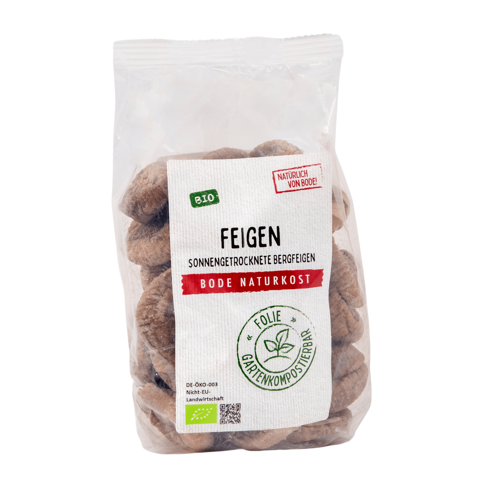 Biologische vijgen, composteerbare zak 6x500g