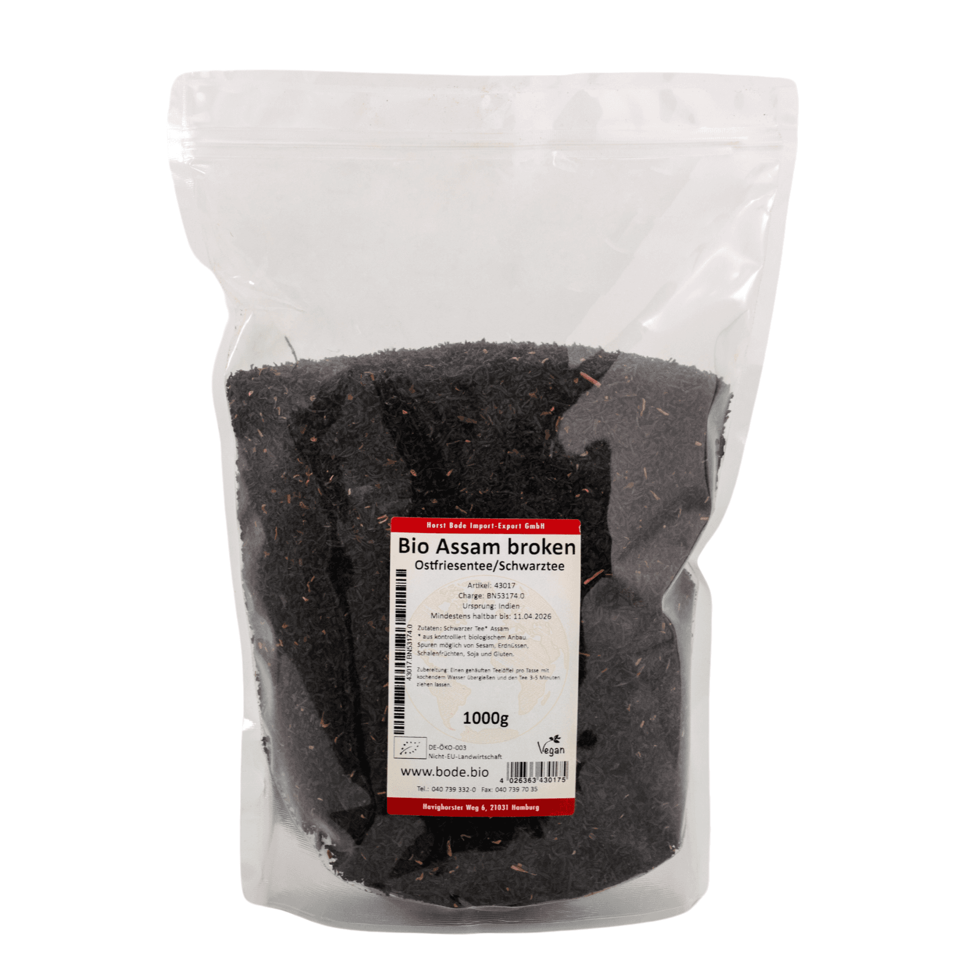 Assam gebroken Oostfriesenthee bio 1kg