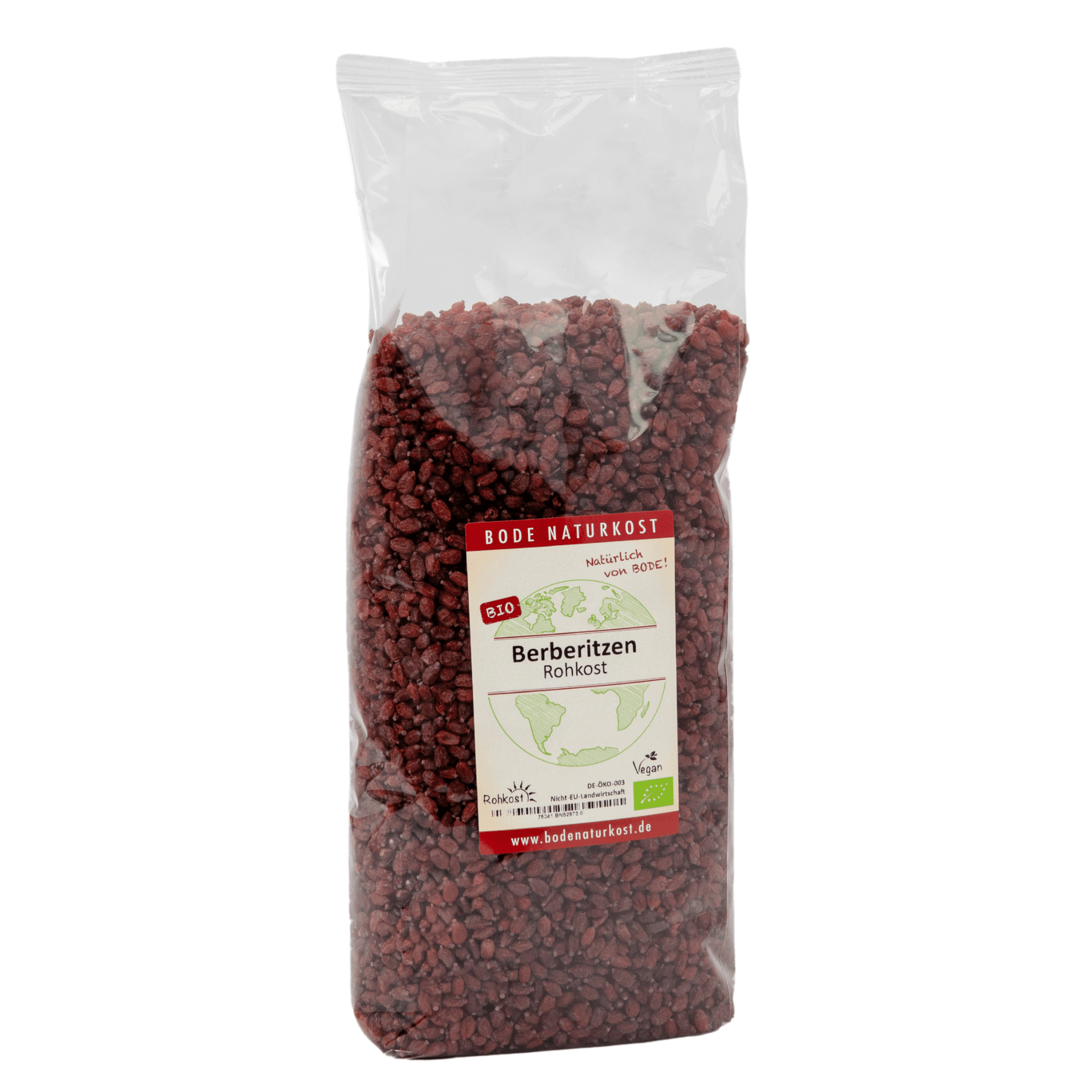 Biologische berberisbessen, ruwe voeding, 700g