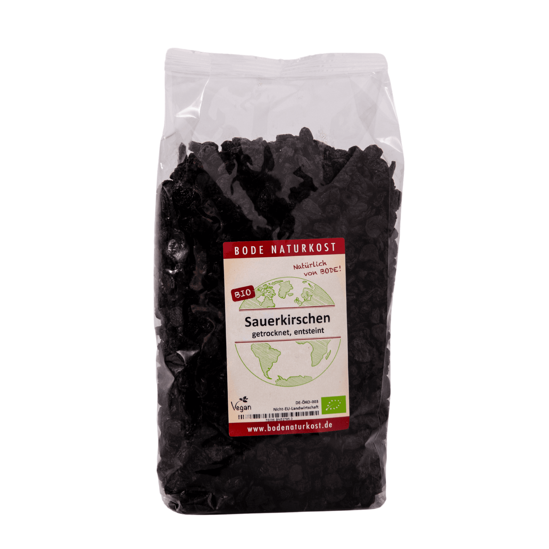 Gedroogde en ontsteende zure kersen bio 1kg