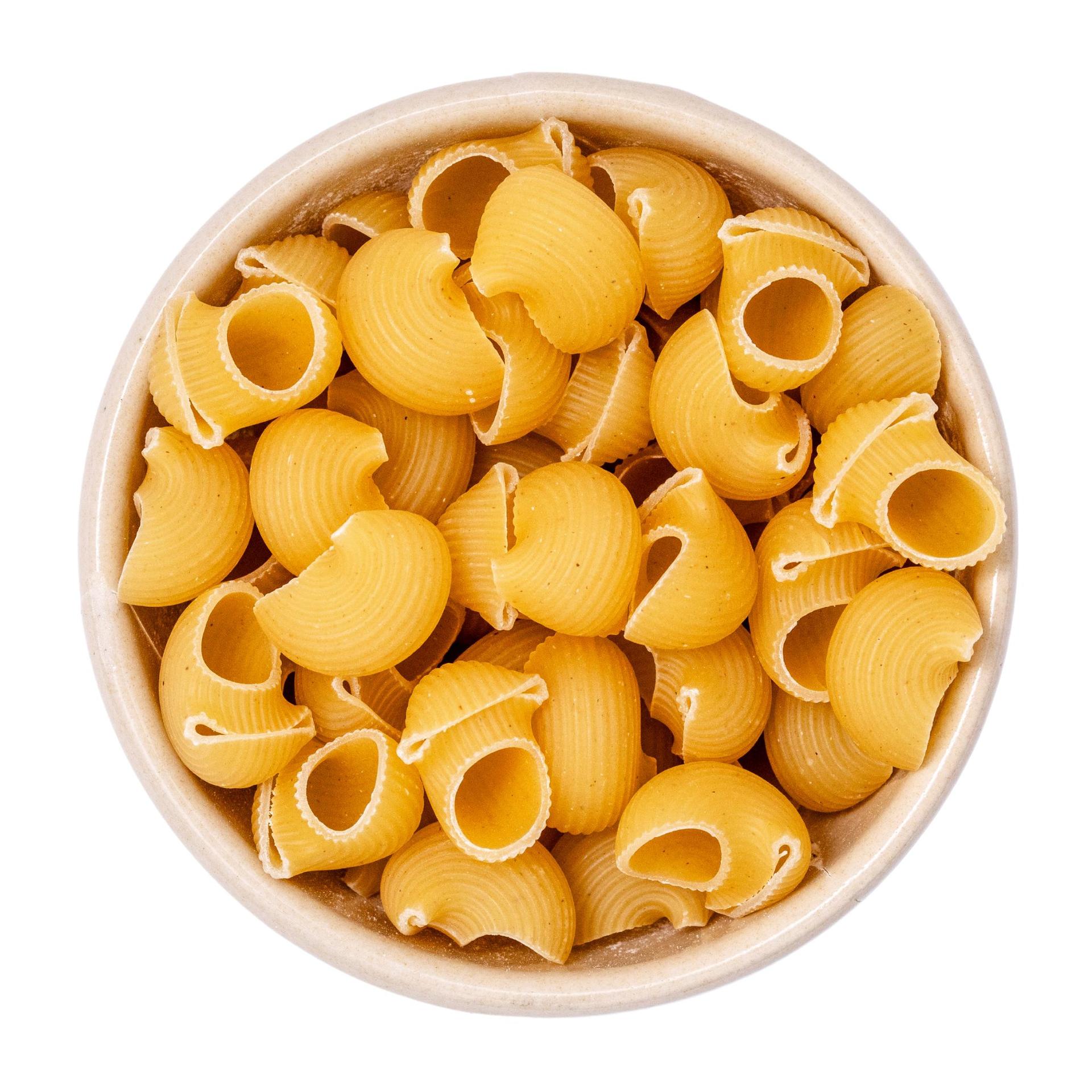 Lichte biologische schelp pasta (Gomiti) 10kg