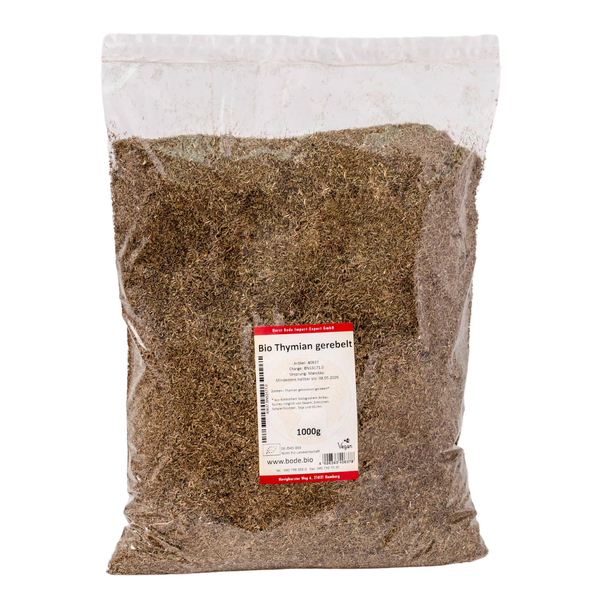 Gestrooid tijm bio 1kg