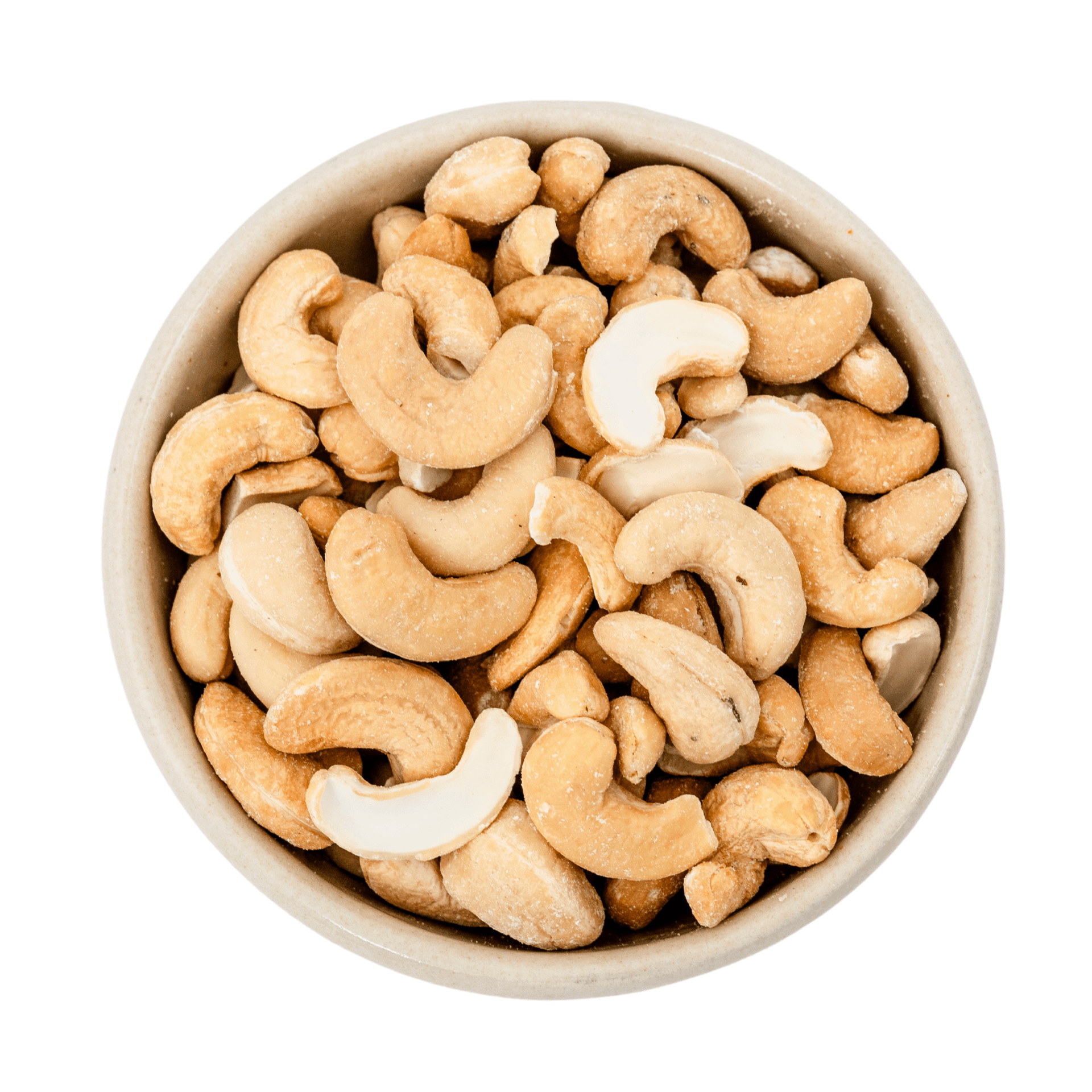 Gerosterde en gezouten biologische cashewnoten 22.68kg