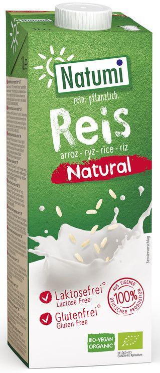 Rijstdrink natuur bio ongezoet Natumi 8x1l