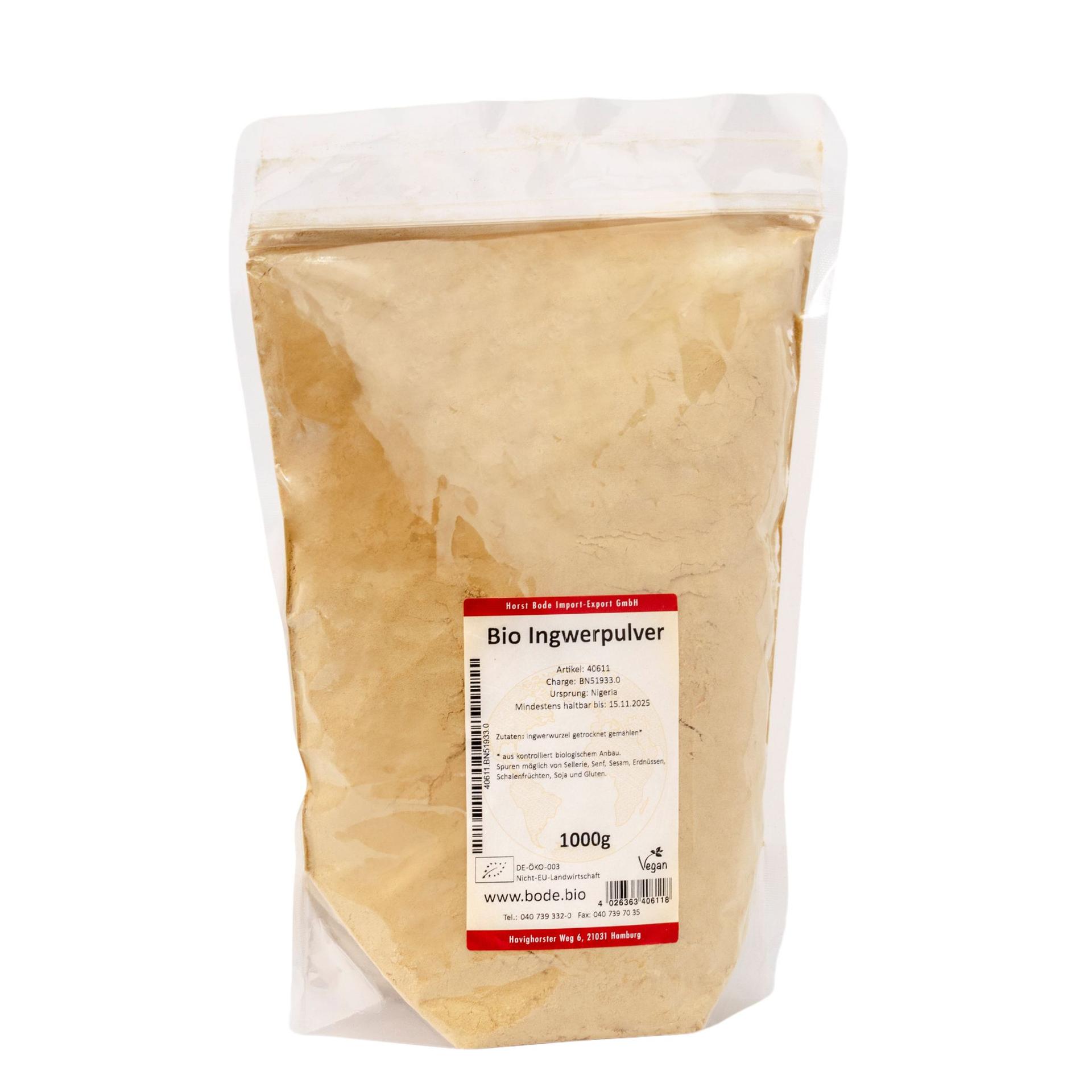 Biologisch gemberpoeder 1kg