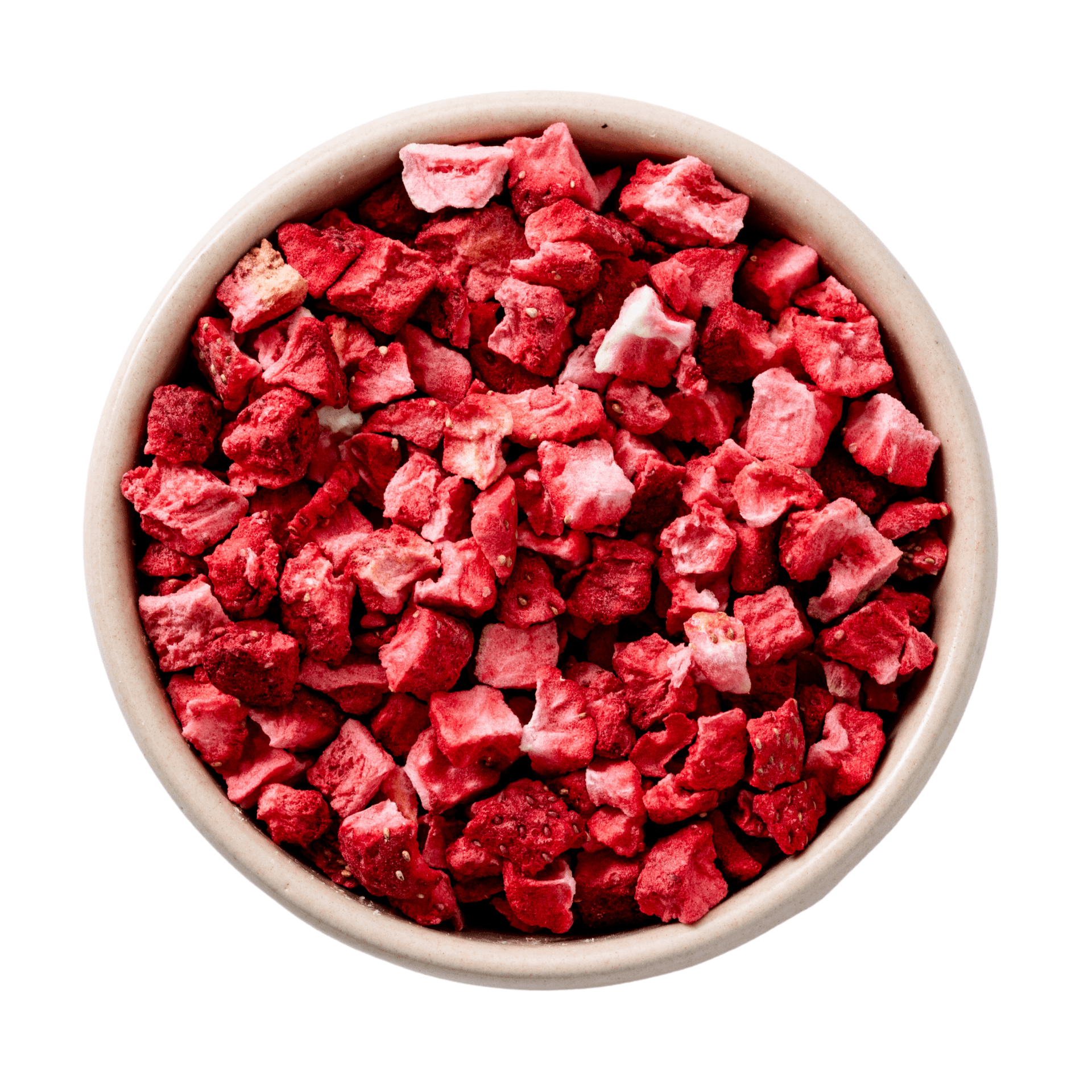Biologische gedroogde aardbeien 2-10mm 2kg