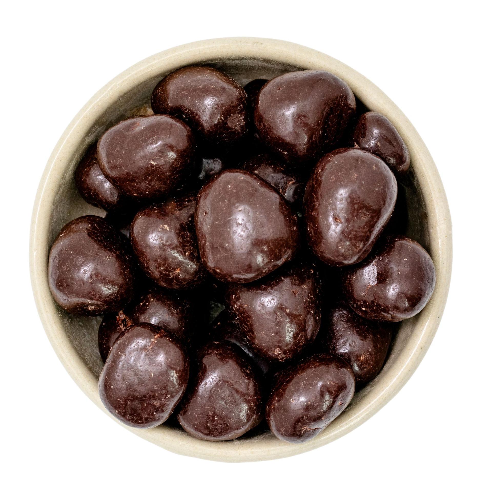 Frambozen in pure chocolade, Biologisch en Fairtrade 5kg