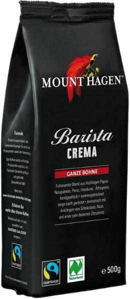 Koffie Barista Crema hele bonen bio Naturland Fairtrade Mount Hagen 6x500g