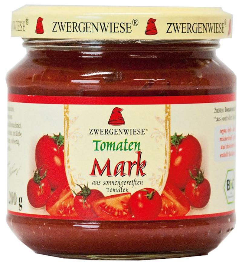 Biologische tomatenpuree 22% geconcentreerd 6x200g Dwergengroente