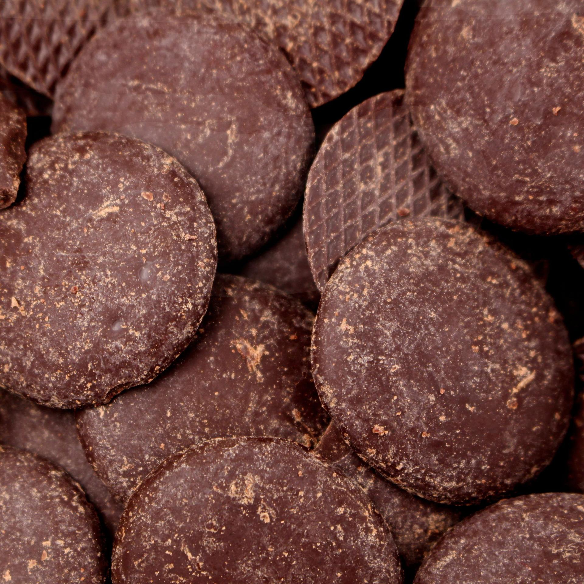 Biologische Zarte Bitterkuvertuur donker 70% cacao, Plaat van 2,5 kg