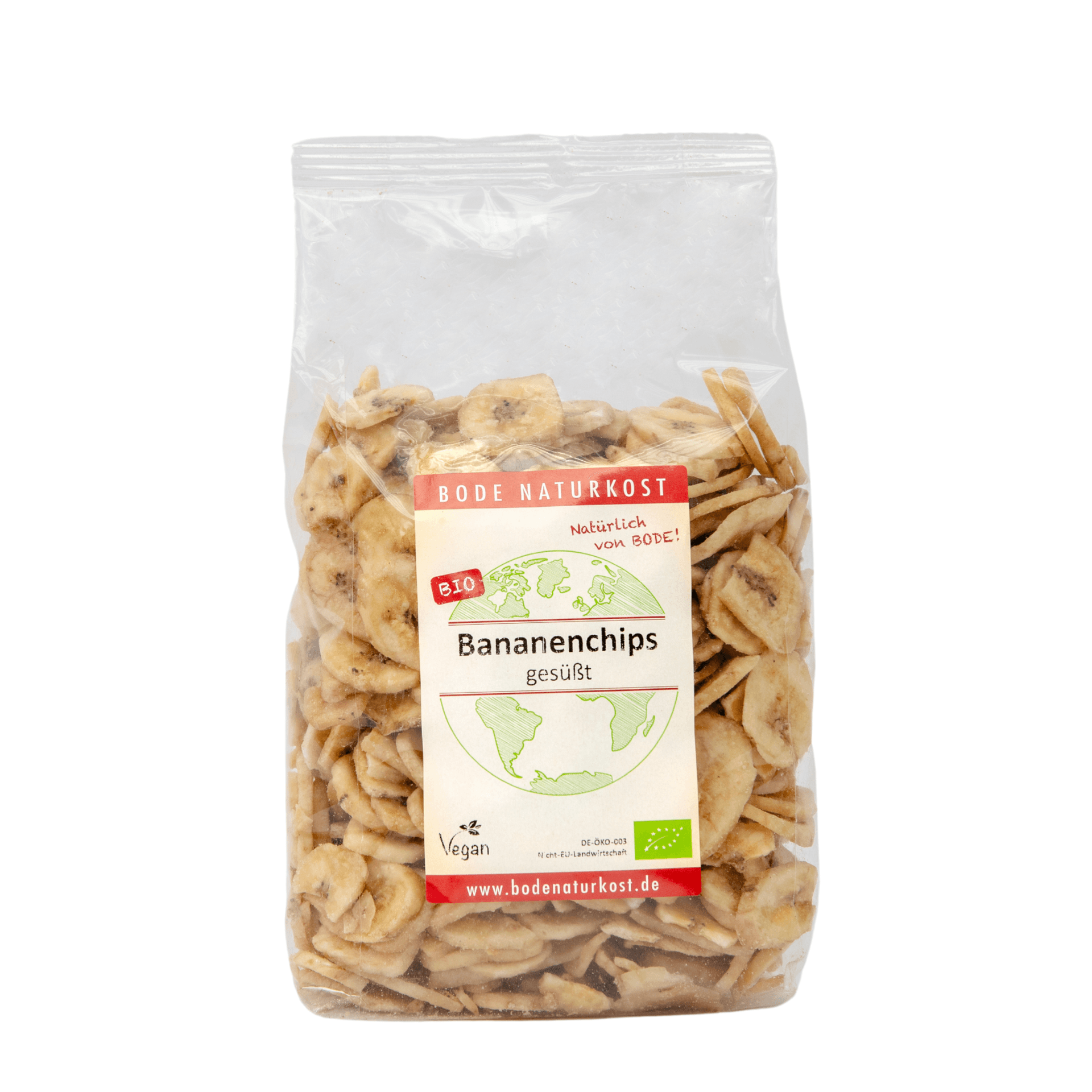 Gezoete bio banaanchips 6x500g
