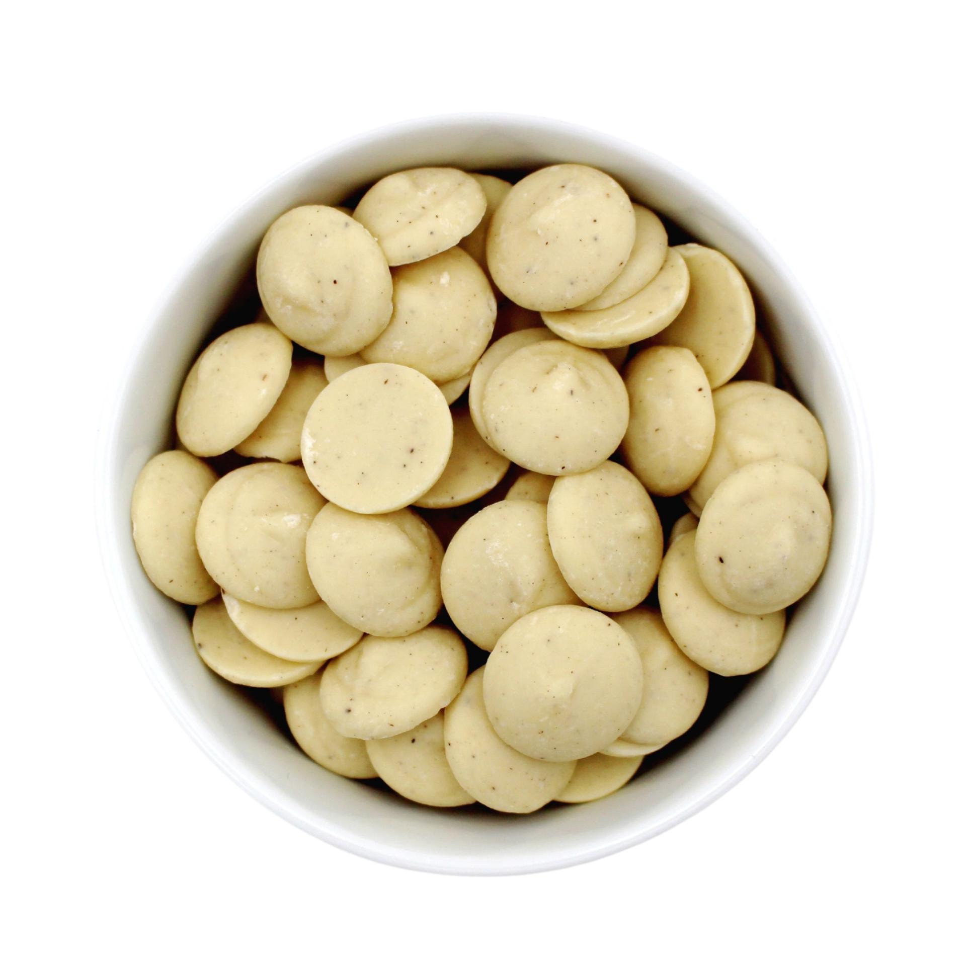 Biologische witte couverture, platen van 2,5kg met 38% cacaogehalte