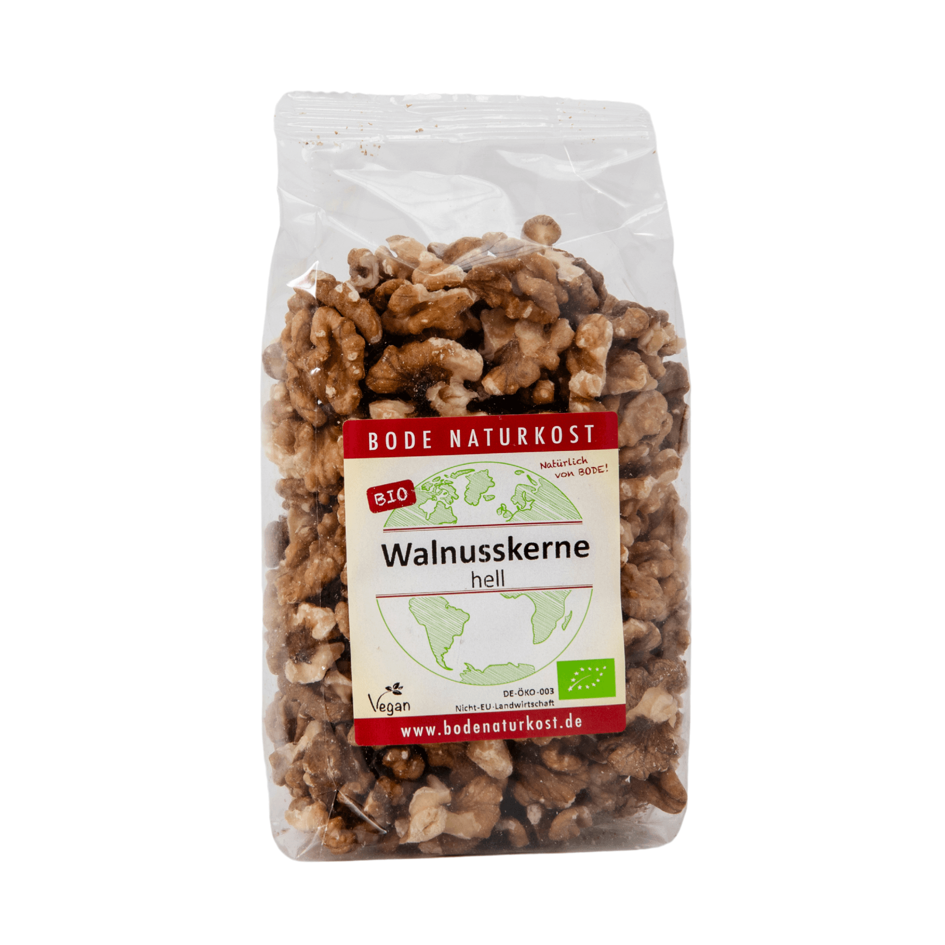 Biologische lichte walnotenkernen 6x250g