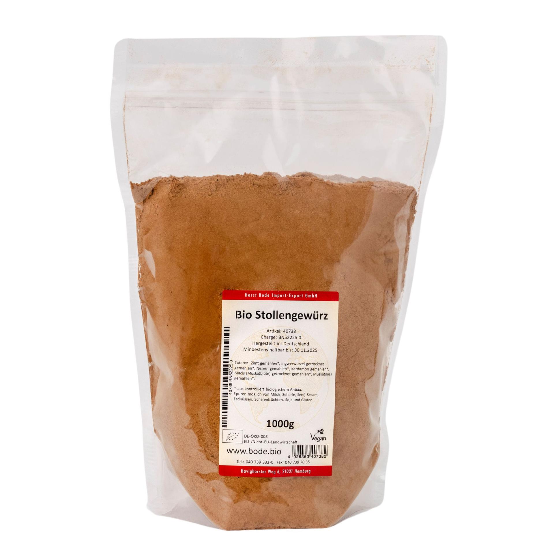 Biologische Stollenkruiden 1kg