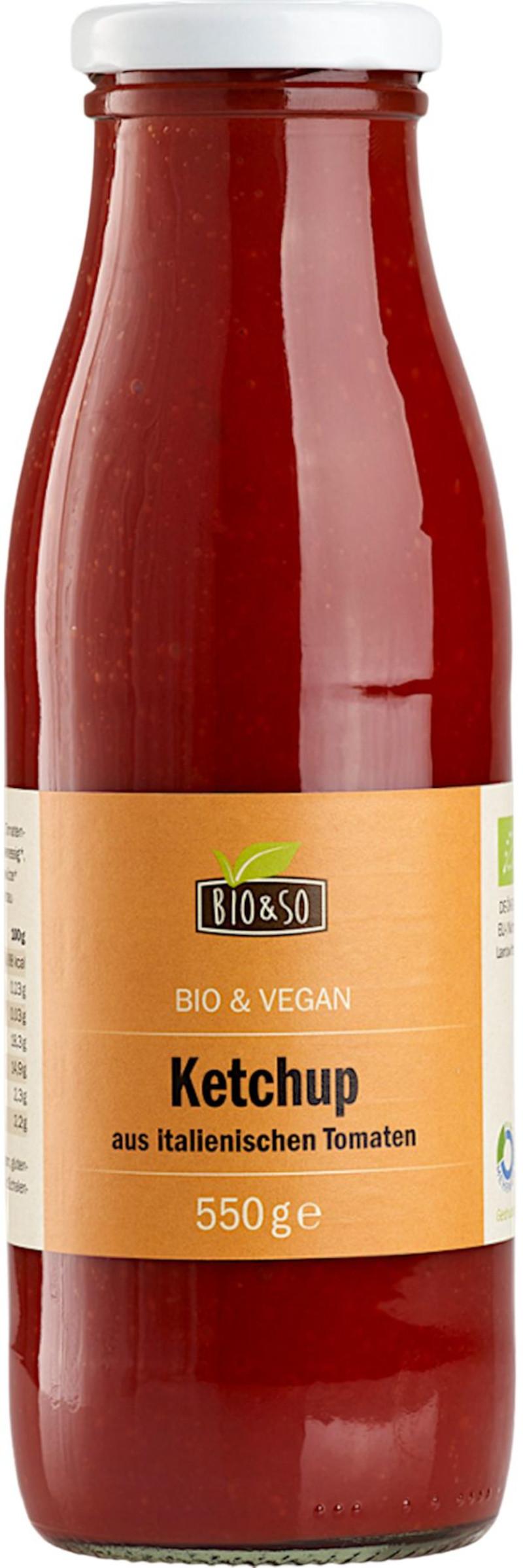 Biologische Ketchup Bio&So 12x550g