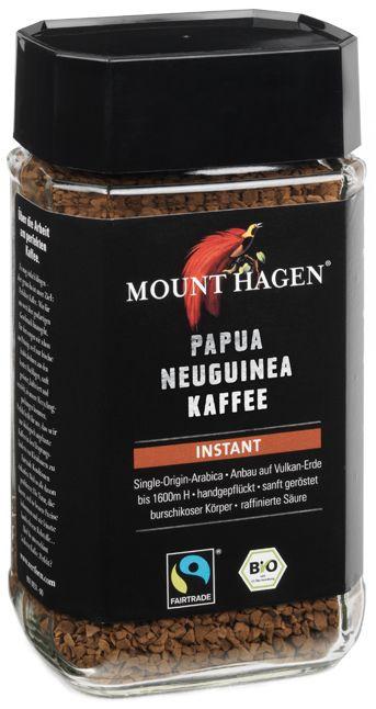 Biologische Instant koffie Single Origin Papoea-Nieuw-Guinea Fairtrade Mount Hagen 6x100g