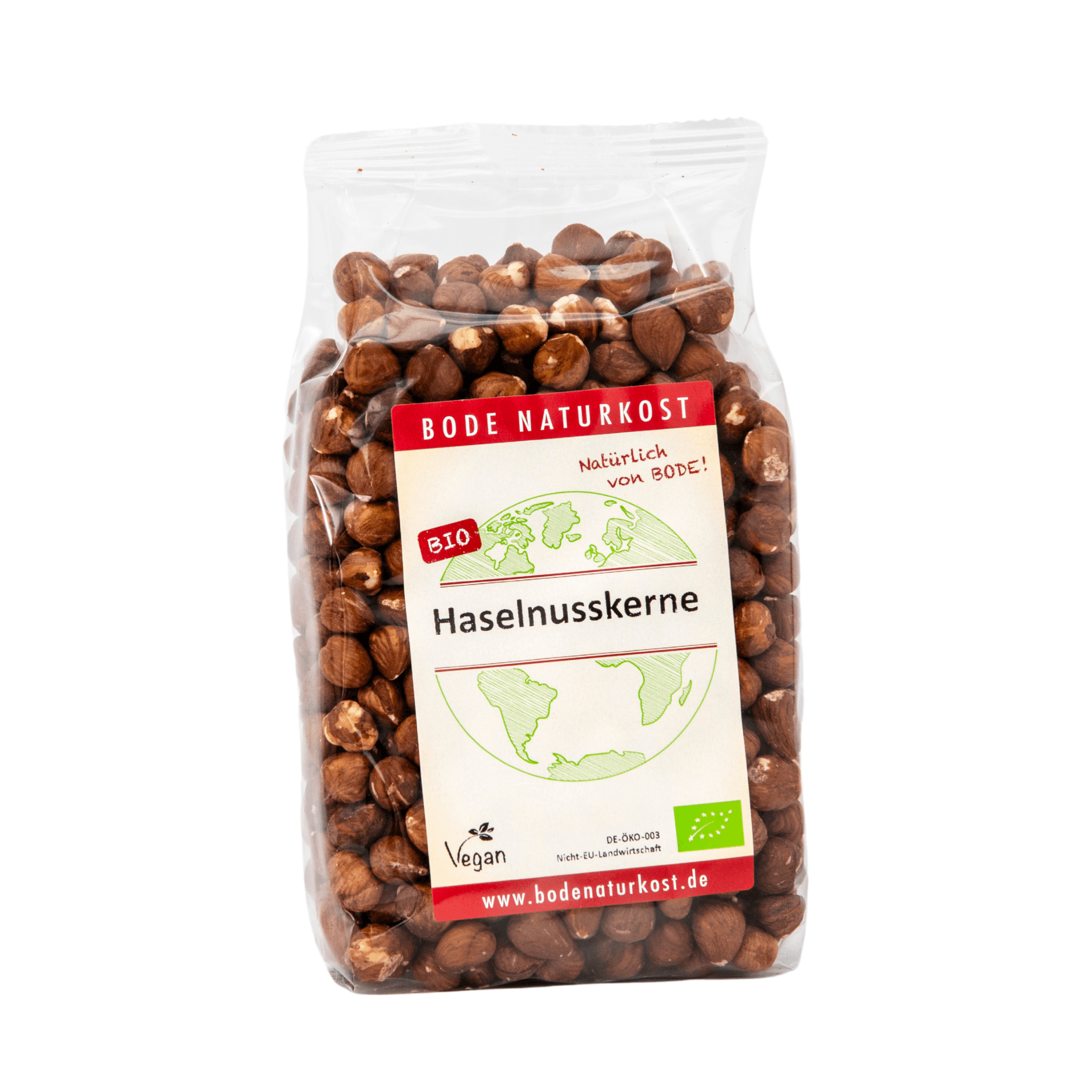 Biologische geschilde hazelnoten 6x500g